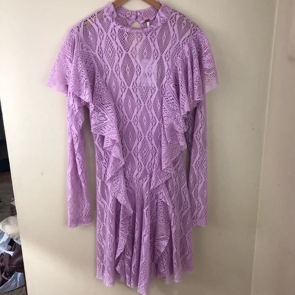 Free People lavender midi dress NWT - Picture 2 of 8